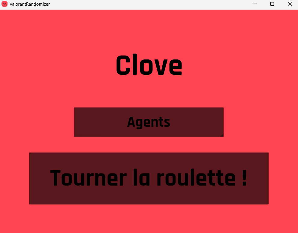 Valorant Randomizer App Screenshot